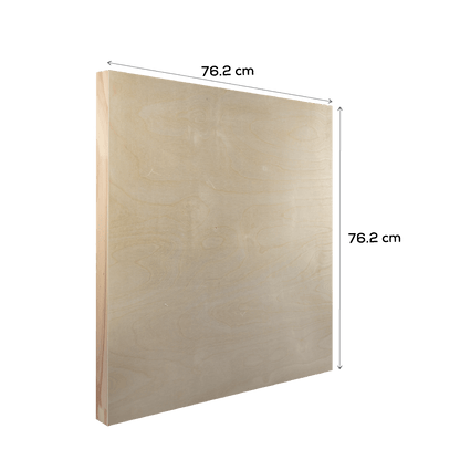 Dark Gray The Art Studio Wooden Panel 30"x30" (76x76x4cm) Canvas and Painting Surfaces