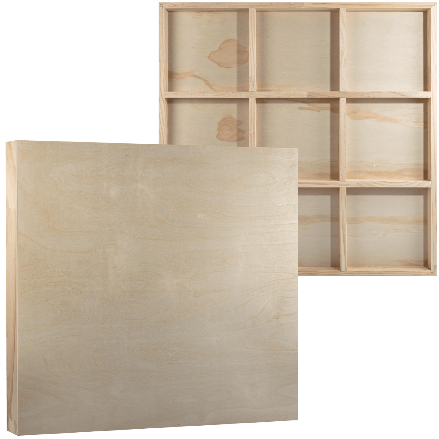Tan The Art Studio Wooden Panel 30"x30" (76x76x4cm) Canvas and Painting Surfaces