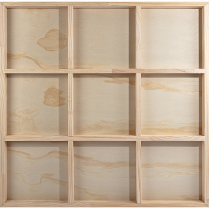 Tan The Art Studio Wooden Panel 30"x30" (76x76x4cm) Canvas and Painting Surfaces