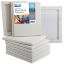 Gray The Art Studio Thin Bar Canvas 8"x10"  Carton of 10 Thin Bar Stretched Canvas