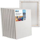 Light Gray The Art Studio Thin Bar Canvas 12"X16" (30x40cm) Carton of 10 Thin Bar Stretched Canvas