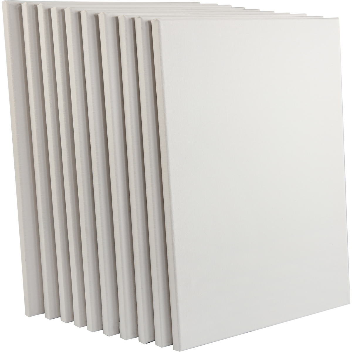 Light Gray The Art Studio Thin Bar Canvas 12"X16" (30x40cm) Carton of 10 Thin Bar Stretched Canvas
