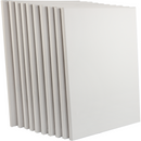 Light Gray The Art Studio Thin Bar Canvas 12"X16" (30x40cm) Carton of 10 Thin Bar Stretched Canvas