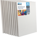 Light Gray The Art Studio Thin Bar Canvas 12"X16" (30x40cm) Carton of 10 Thin Bar Stretched Canvas
