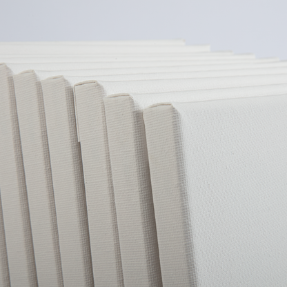 Light Gray The Art Studio Thin Bar Canvas 16"X20" (40X50cm) Carton of 10 Thin Bar Stretched Canvas