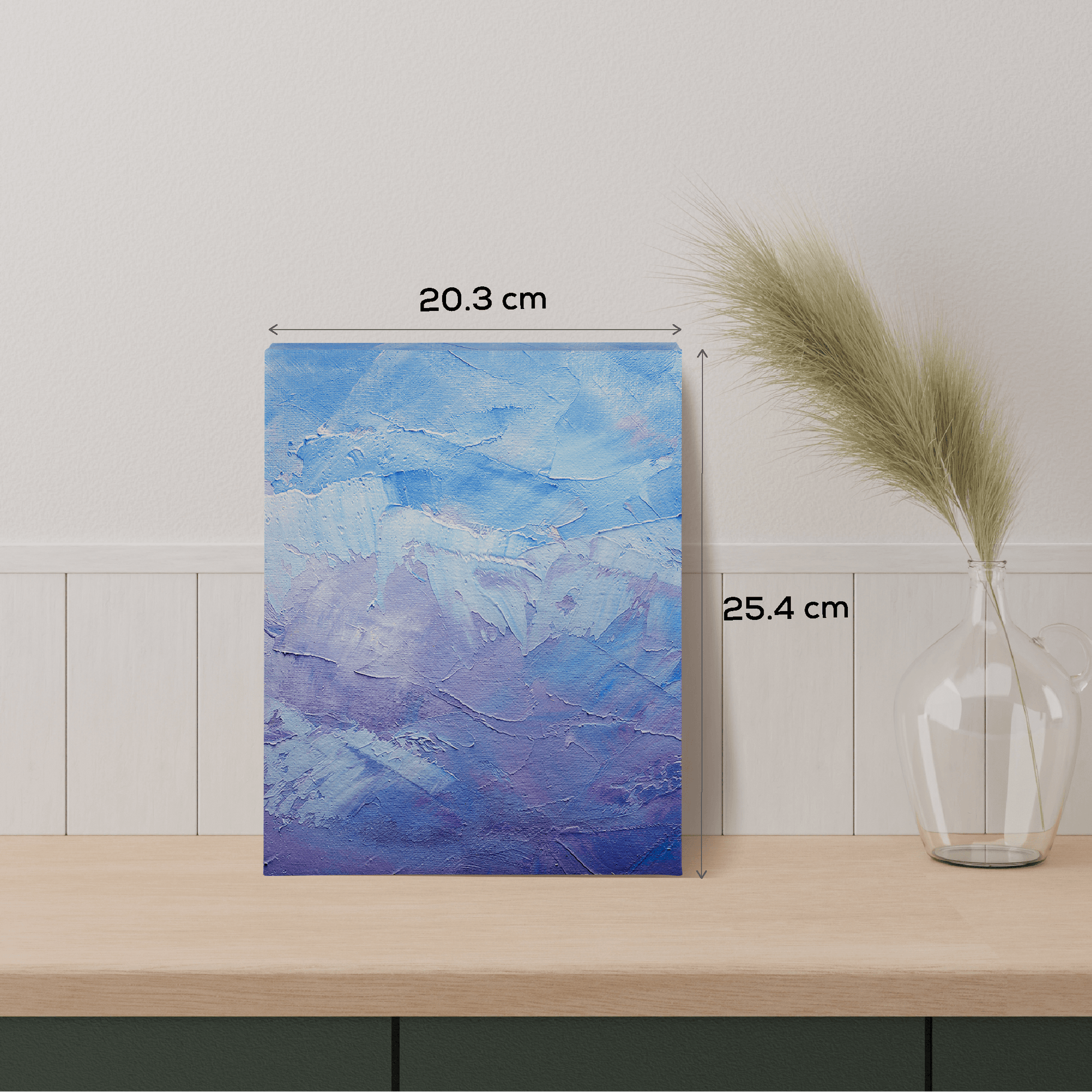 Gray The Art Studio Thin Bar Canvas 8"x10"  Pack of 2 Thin Bar Stretched Canvas