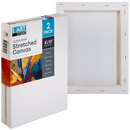 Light Gray The Art Studio Thin Bar Canvas 8"x10"  Pack of 2 Thin Bar Stretched Canvas