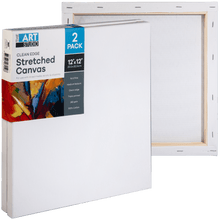 Lavender The Art Studio Thin Bar Canvas 12"x12" (30x30cm) Pack of 2 Thin Bar Stretched Canvas