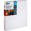 Lavender The Art Studio Thin Bar Canvas 12"x12" (30x30cm) Pack of 2 Thin Bar Stretched Canvas