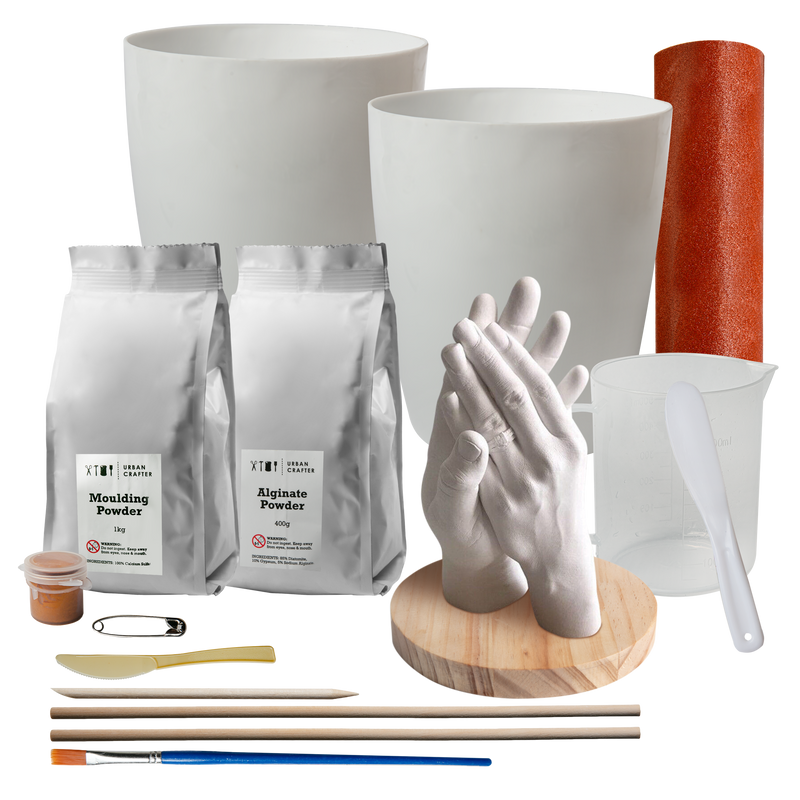 Gray Urban Crafter 3D Hand Casting Kit Resin Craft