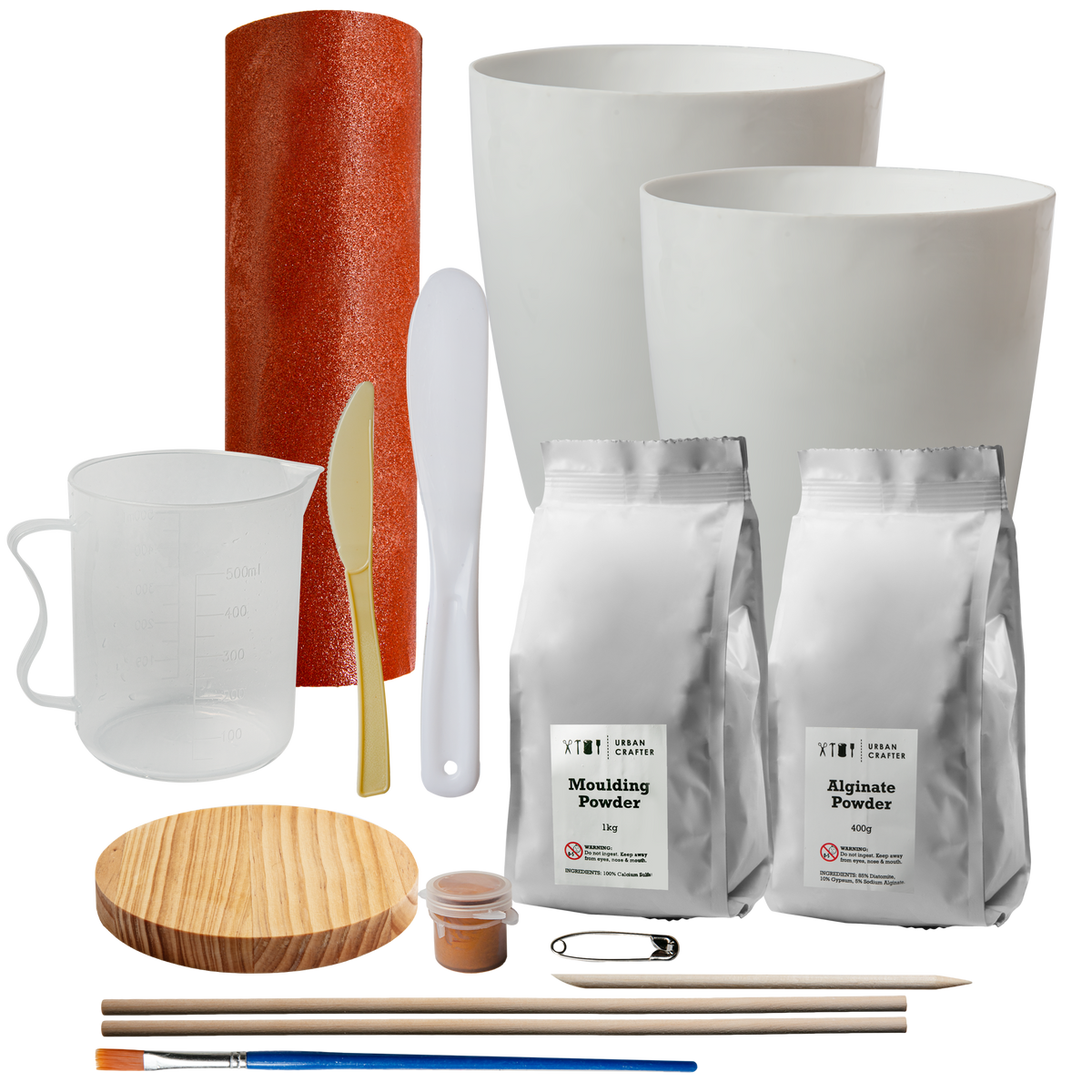 Gray Urban Crafter 3D Hand Casting Kit Resin