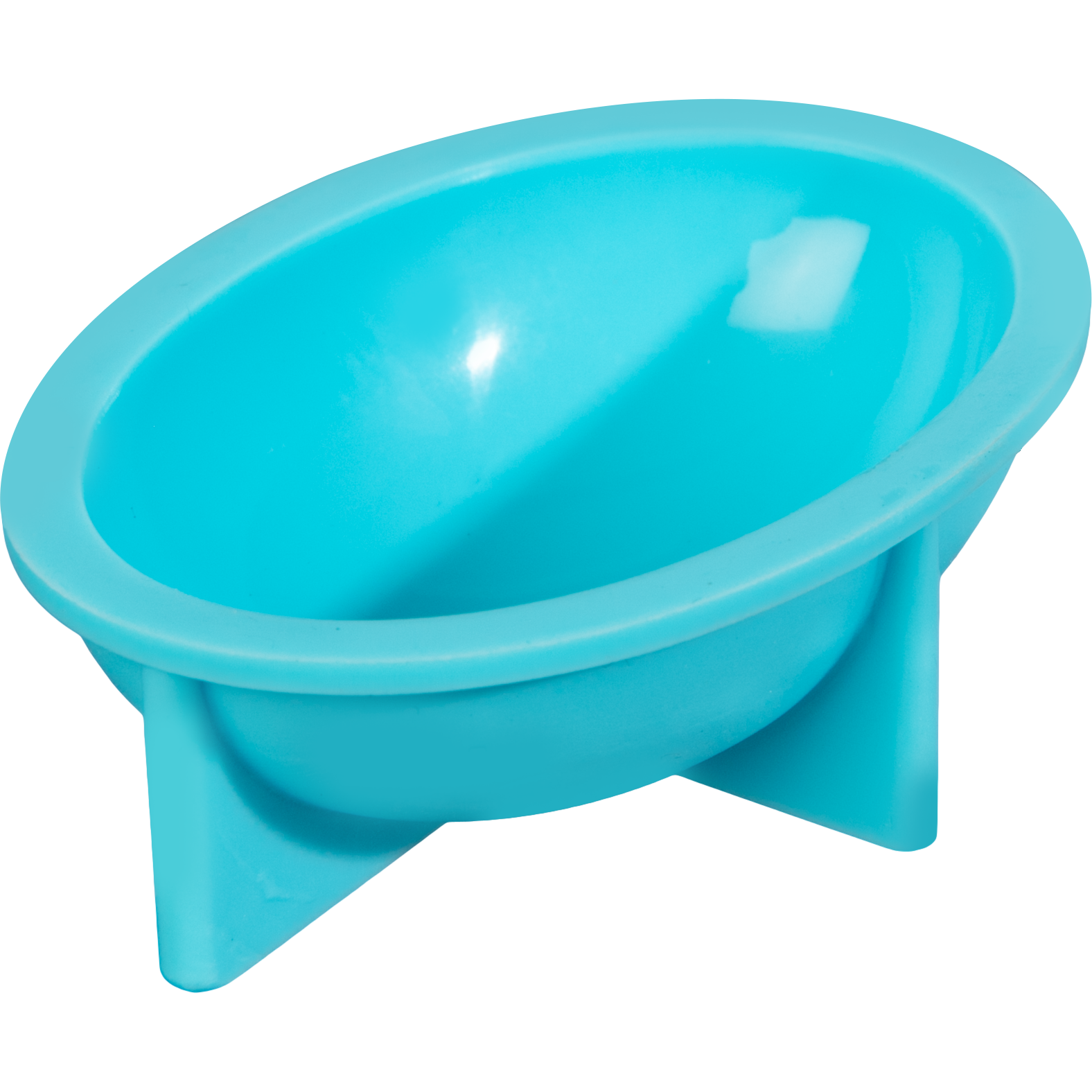 Dark Turquoise Urban Crafter Easter Half Dimensional Egg Silicone Mould 6.8x4.9x2.1cm Resin Moulds