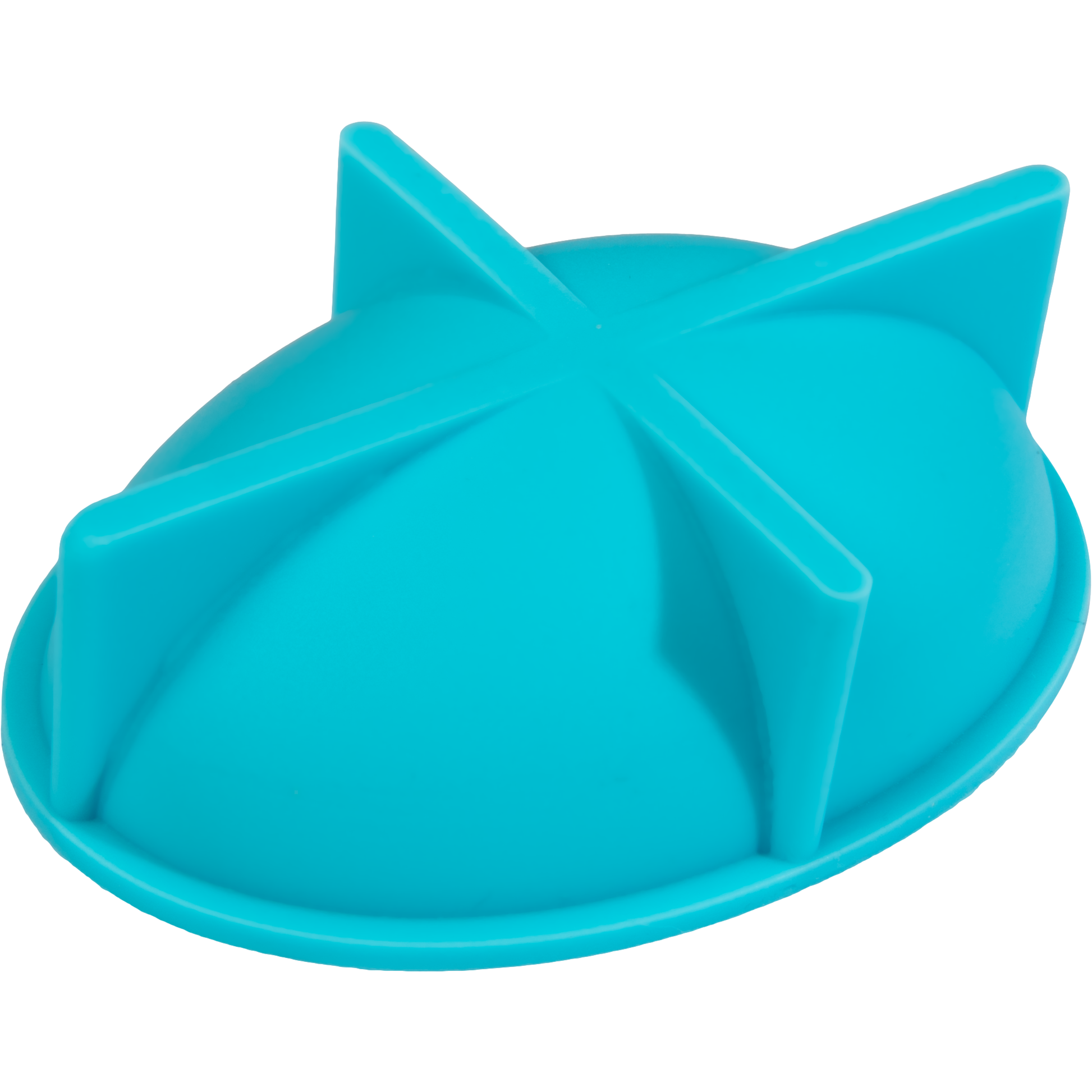 Dark Turquoise Urban Crafter Easter Half Dimensional Egg Silicone Mould 6.8x4.9x2.1cm Resin Moulds