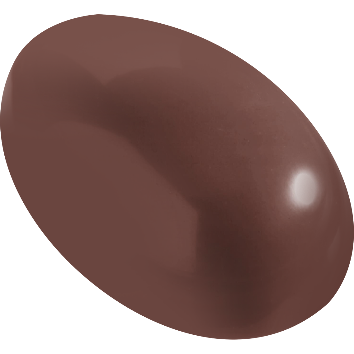 Dark Olive Green Urban Crafter Easter Half Dimensional Egg Silicone Mould 6.8x4.9x2.1cm Resin Moulds