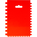 Red Urban Crafter Texture Spreader Tool with 4mm, 6mm, 8mm Notches All Resin Craft Supplies