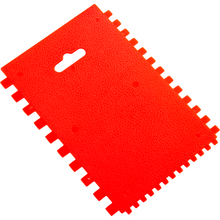 Red Urban Crafter Texture Spreader Tool with 4mm, 6mm, 8mm Notches Resin Tools & Accessories