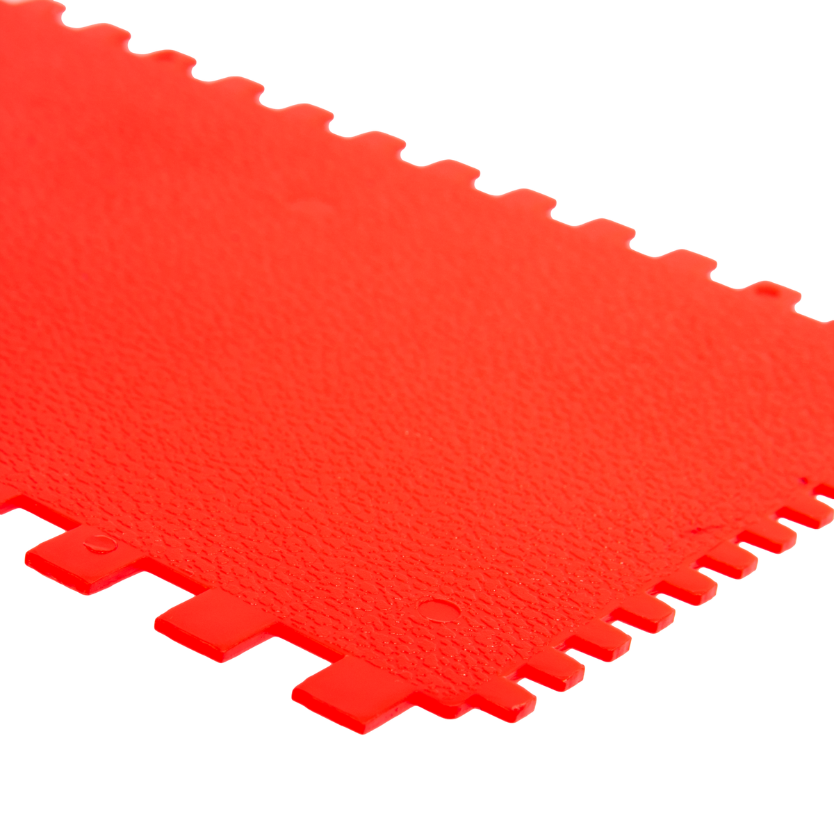 Orange Red Urban Crafter Texture Spreader Tool with 4mm, 6mm, 8mm Notches Resin Tools & Accessories