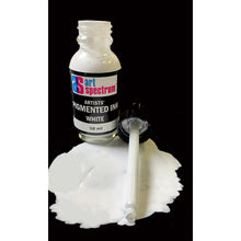 Black Art Spectrum Pigmented Ink 50mL White Inks