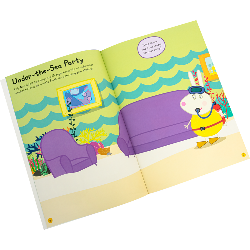 Wheat Peppa Pig: Mermaids, Unicorns and Dragons Sticker Activity Book Kids Drawing Supplies