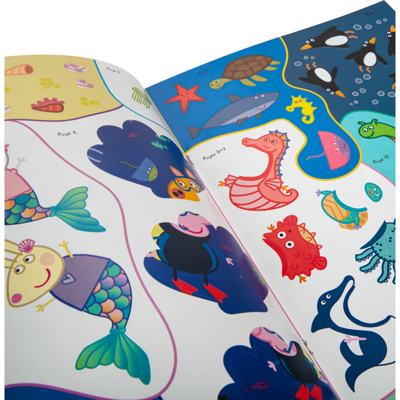 Dark Slate Blue Peppa Pig: Peppa's Underwater Friends

Sticker Activity Book Kids Drawing Supplies