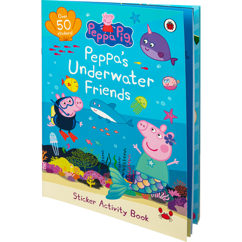 Light Sea Green Peppa Pig: Peppa's Underwater Friends

Sticker Activity Book Kids Drawing Supplies