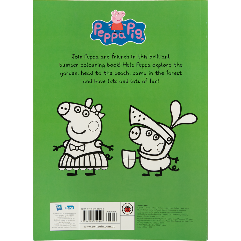 Olive Drab Peppa Pig: Peppa's Brilliant Bumper Colouring Book Kids Drawing Supplies