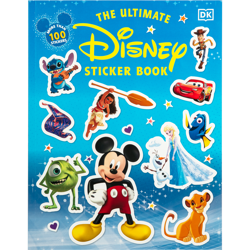 Pale Goldenrod The Ultimate Disney Sticker Book Kids Drawing Supplies