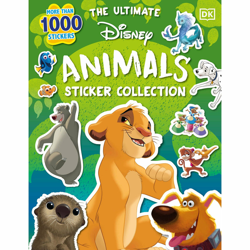 Sea Green Disney Animals Ultimate Sticker Collection Kids Drawing Supplies