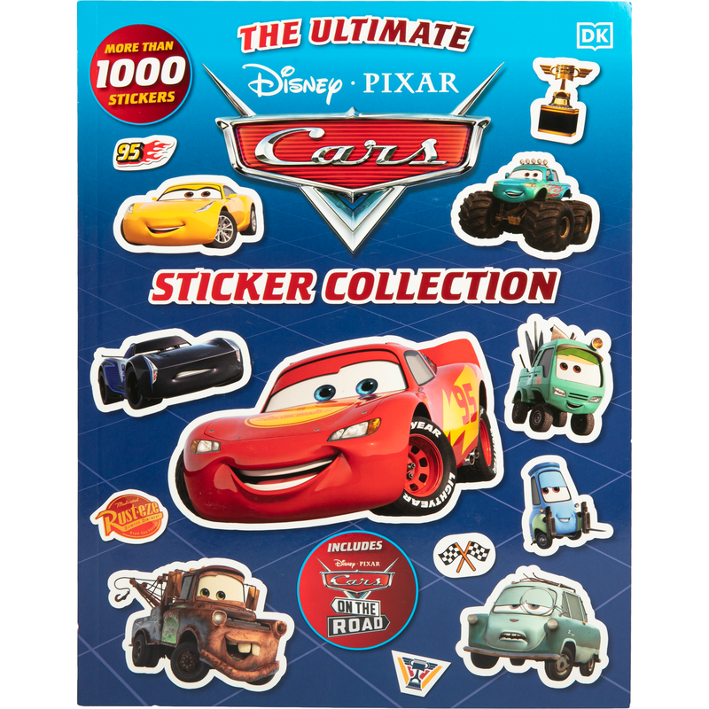 Tan Disney Pixar Cars Ultimate Sticker Collection Kids Drawing Supplies