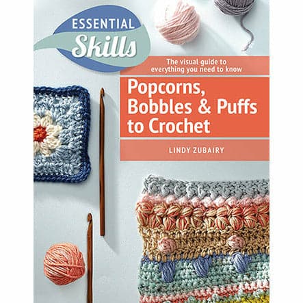 Light Gray Crochet Puffs, Popcorns and Bobbles Craft Instructional Books