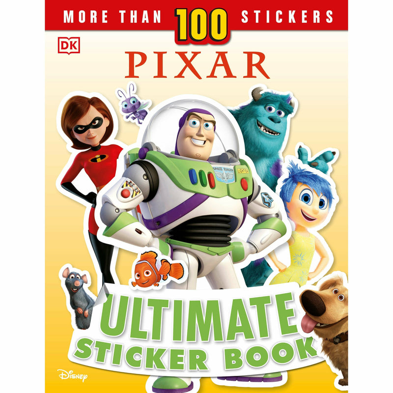 Antique White Disney Pixar Ultimate Sticker Book New Edition Kids Drawing Supplies