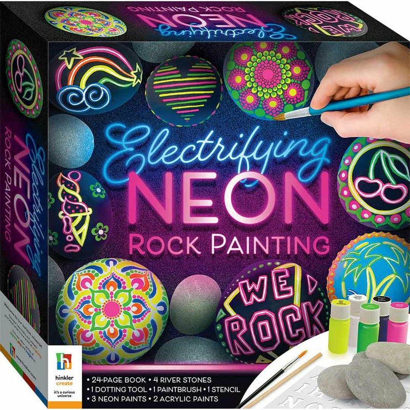 Tan Electrifying Neon Rock Painting Kit