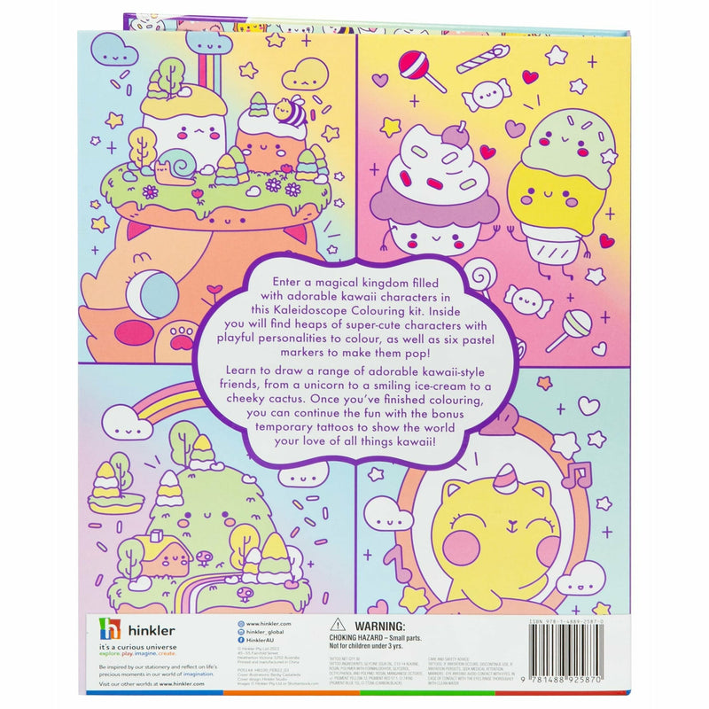 Kaleidoscope Kawaii Pastel Markers - Pencil Sets - Colour + Activity -  Children - Hinkler