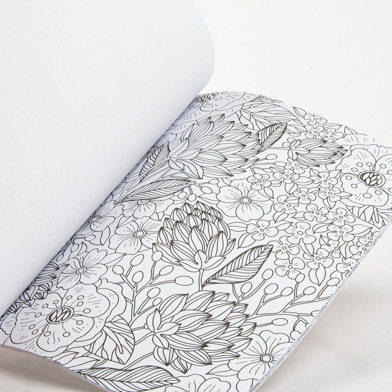 Lavender Krafters Korner Zen Colour With Pencils Superflora Colouring In Books