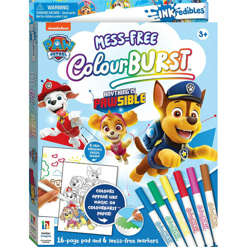 Light Gray Inkredibles ColourBurst: Paw Patrol (2022) Kids Activity Books