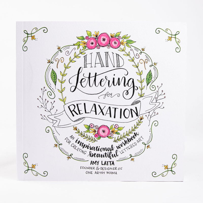 White Smoke Page Street Publishing-Hand Lettering For Relaxation Art Instructional Books