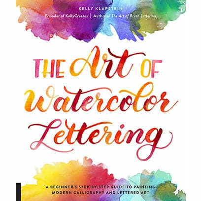 Beige The Art of Watercolor Lettering Books