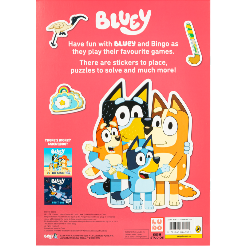 Salmon Bluey: Time to Play!

Sticker Activity Book Kids Drawing Supplies