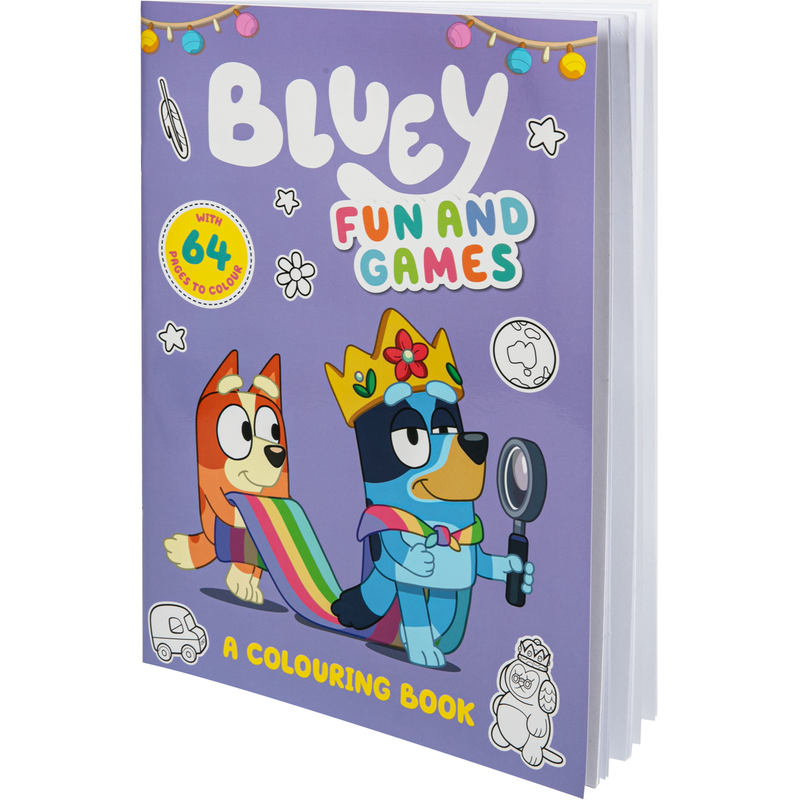 Bluey Fun and Games A Colouring Book