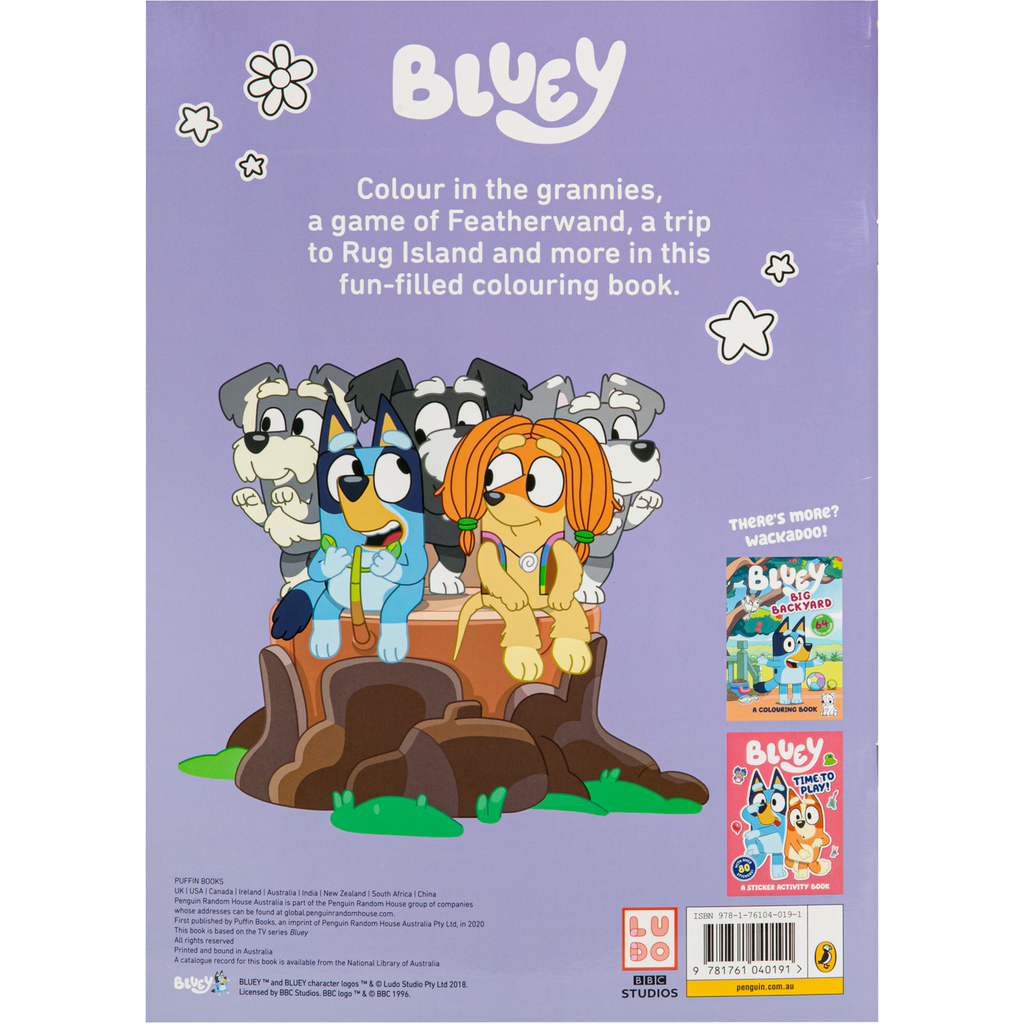 Bluey Fun and Games A Colouring Book