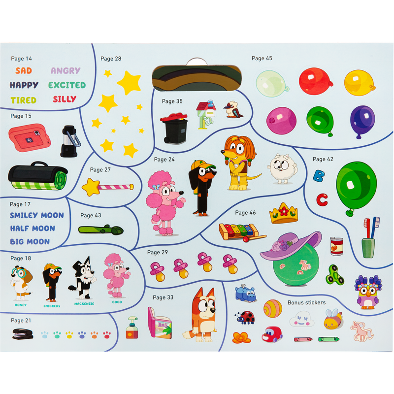 Lavender Bluey: Giant Activity Pad

Includes over 70 Stickers