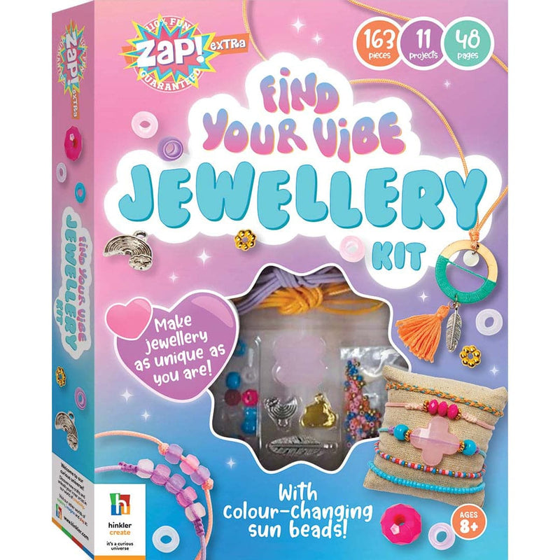 Dark Gray Zap! Extra Find Your Vibe Jewellery Kit Kids Activities