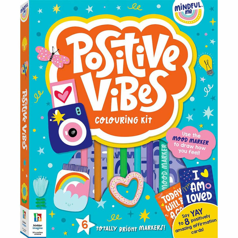 Chocolate Mindful Me Positive Vibes Colouring Kit Kids Craft Kits