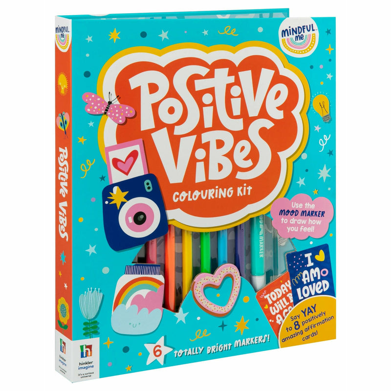 Light Gray Mindful Me Positive Vibes Colouring Kit Kids Craft Kits