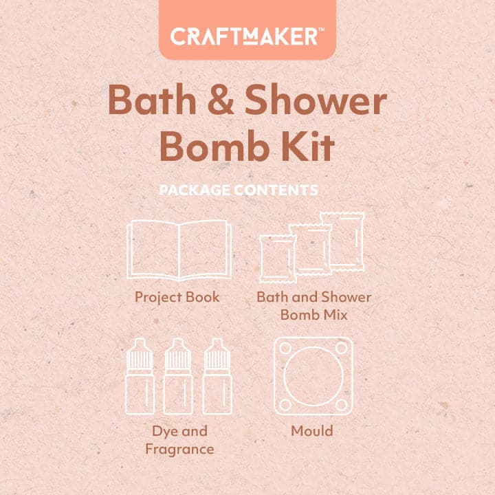 Bisque Craft Maker Bath & Shower Bombs Kids Activities