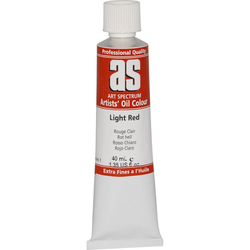 Brown Art Spectrum Oil Paint 40mL Light Red  S1 Oil Paints