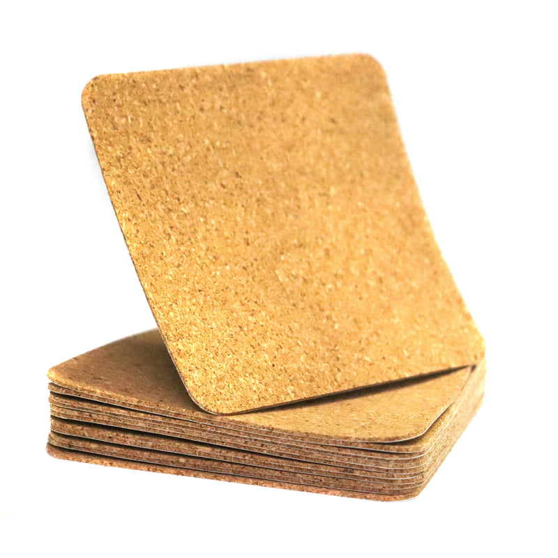 Sandy Brown LBB Resin Accessory- Adhesive Cork Backing Packs - Square 12 Pack Modelling and Casting Tools and Accessories