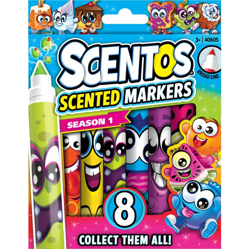 Dark Slate Gray Scentos Scented Classic Markers 8pk Kids Markers