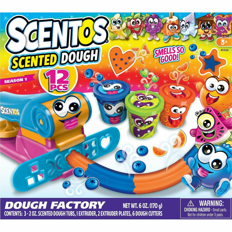 Light Gray Scentos Scented Dough Factory Set