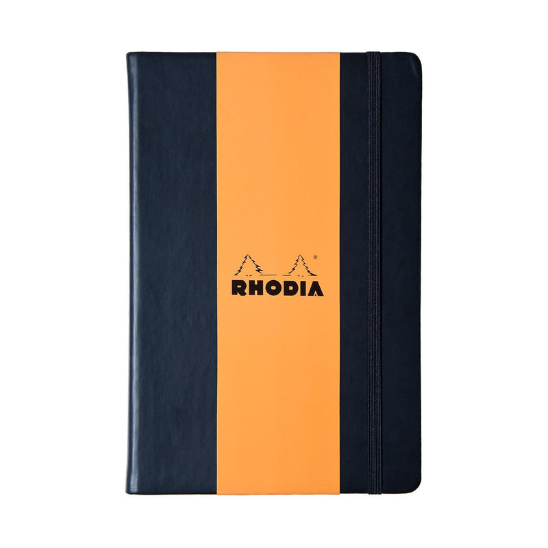 Sandy Brown Rhodia Webnotebook - Ruled - A4 -  Black Pads